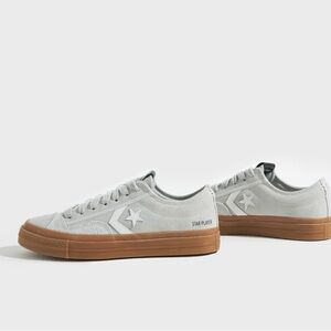 Converse Star Player 76 Sneaker with Gum Sole in Gray